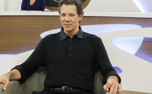 Ex-ministro da Educação Fernando Haddad, em sua participação no programa Roda Viva desta segunda-feira (6/7).