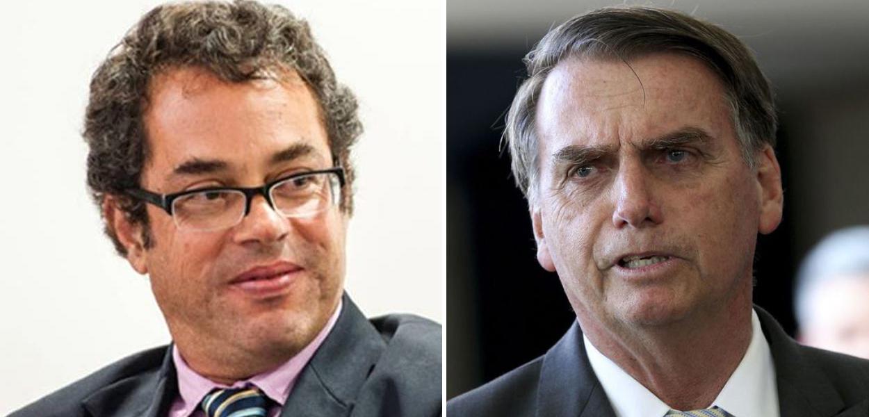 Hélio Schwartsman e Jair Bolsonaro