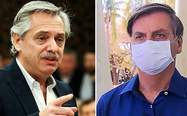 Alberto Fernandez e Jair Bolsonaro
