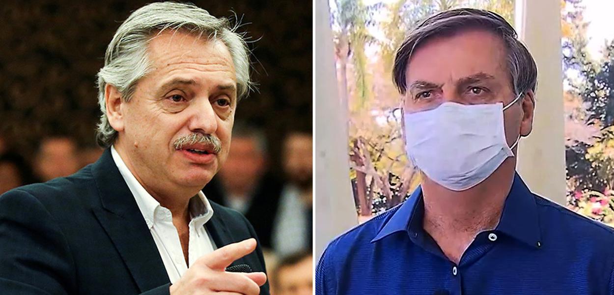 Alberto Fernandez e Jair Bolsonaro