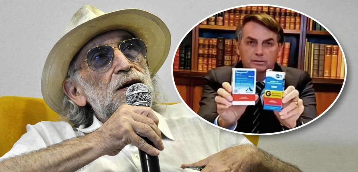 Alex Solnik e Jair Bolsonaro