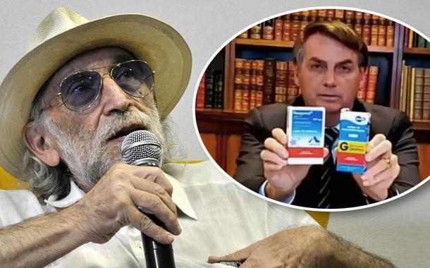 Alex Solnik e Jair Bolsonaro