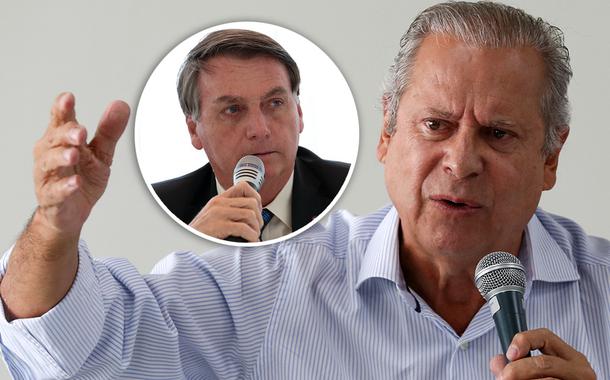 Jair Bolsonaro e José Dirceu