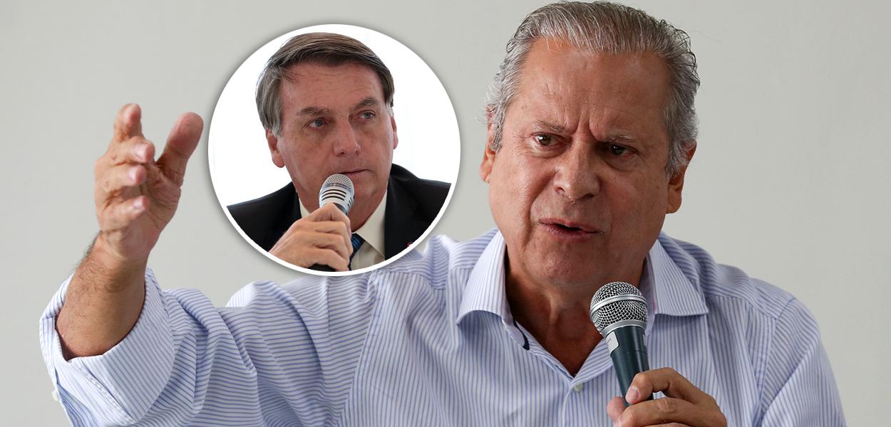 Jair Bolsonaro e José Dirceu