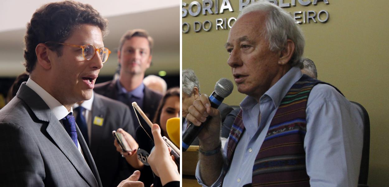 Ricardo Salles e Carlos Minc