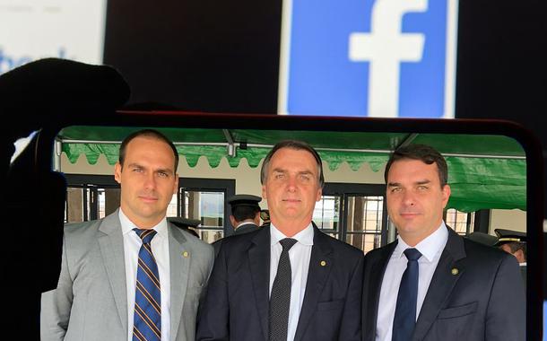 Eduardo, Jair e Flávio Bolsonaro