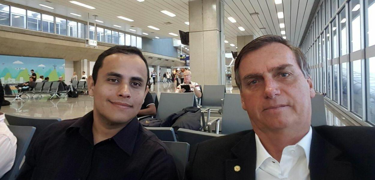 Tércio Arnaud Thomaz e Jair Bolsonaro