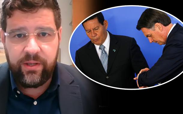 Marcelo Uchôa, Hamilton Mourão e Jair Bolsonaro