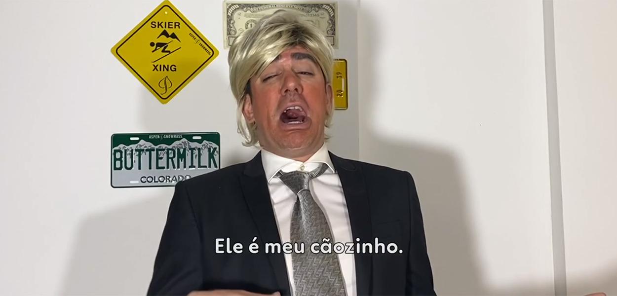 Marcelo Adnet imita Donald Trump