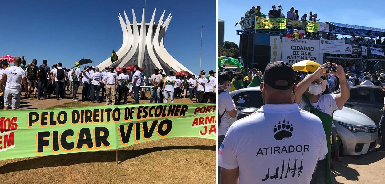 Manifestação pró-armas