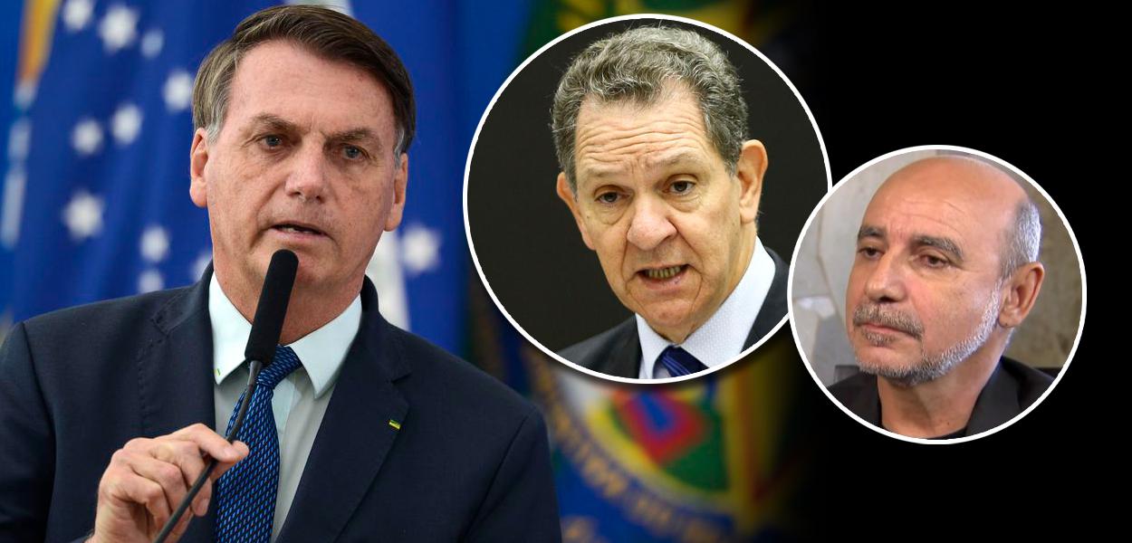 Jair Bolsonaro, João Otávio de Noronha e Fabrício Queiroz