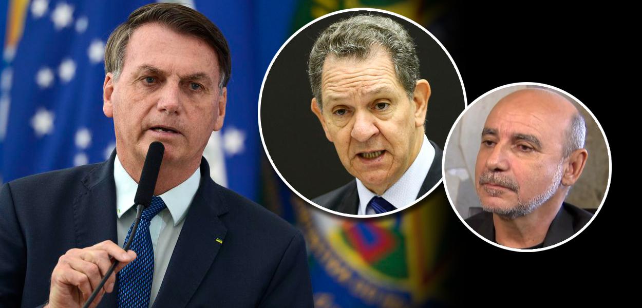 Jair Bolsonaro, João Otávio de Noronha e Fabrício Queiroz