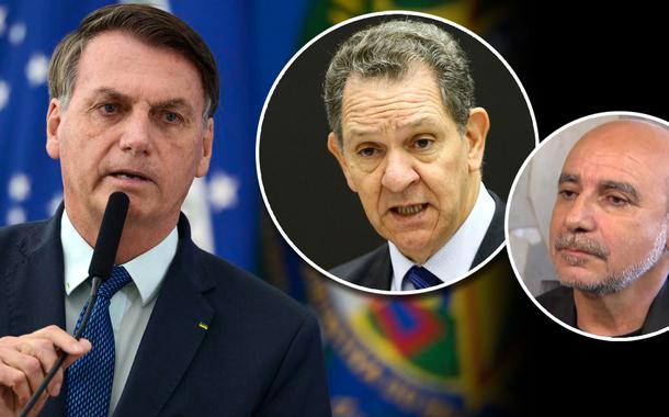 Jair Bolsonaro, João Otávio de Noronha e Fabrício Queiroz