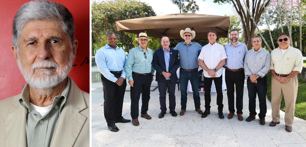 Celso Amorim, Jair Bolsonaro, ministros e integrantes da embaixada dos EUA