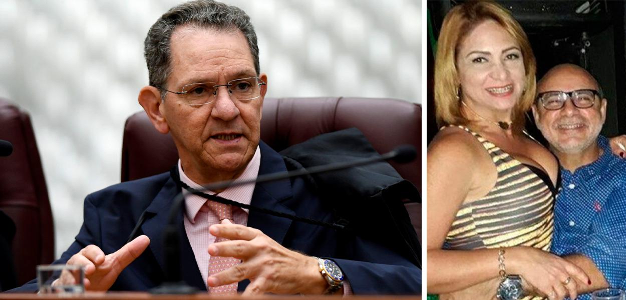 João Otávio de Noronha, Márcia Aguiar e Fabrício Queiroz