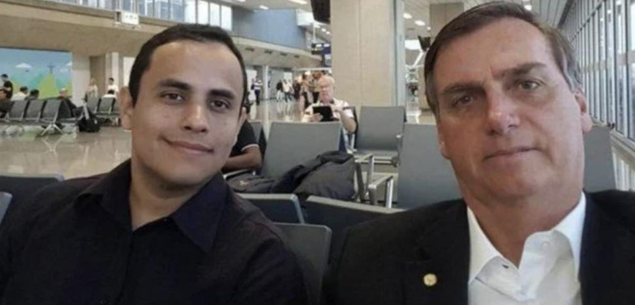 Tercio Arnaud Tomaz e Jair Bolsonaro