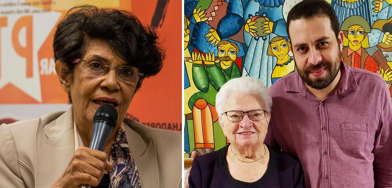 Marilena Chauí, Luiza Erundina e Guilherme Boulos