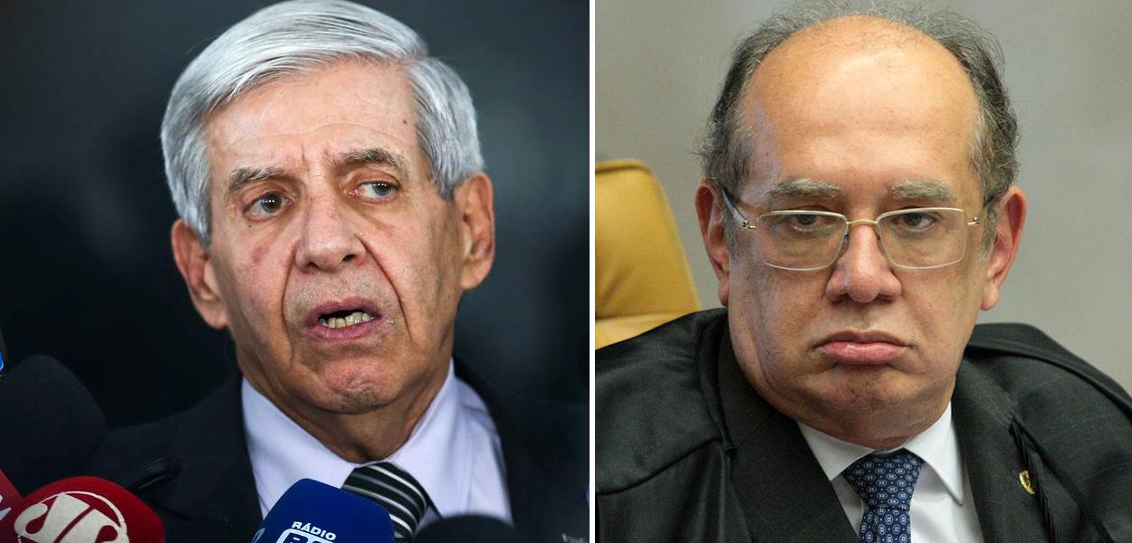 General Augusto Heleno e Gilmar Mendes
