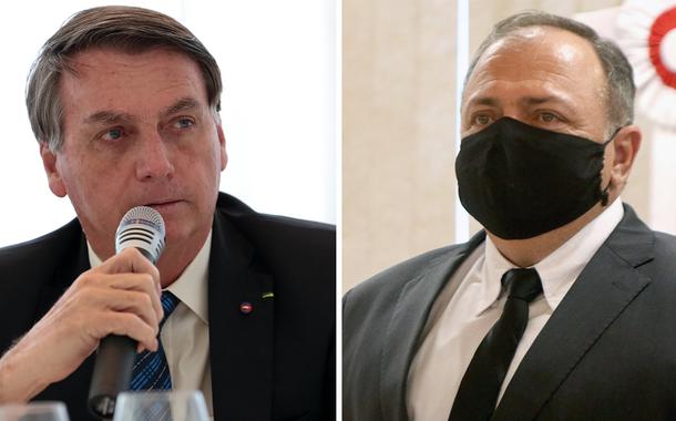 Jair Bolsonaro e Eduardo Pazuello