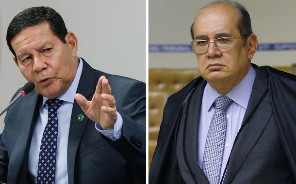 Hamilton Mourão e Gilmar Mendes