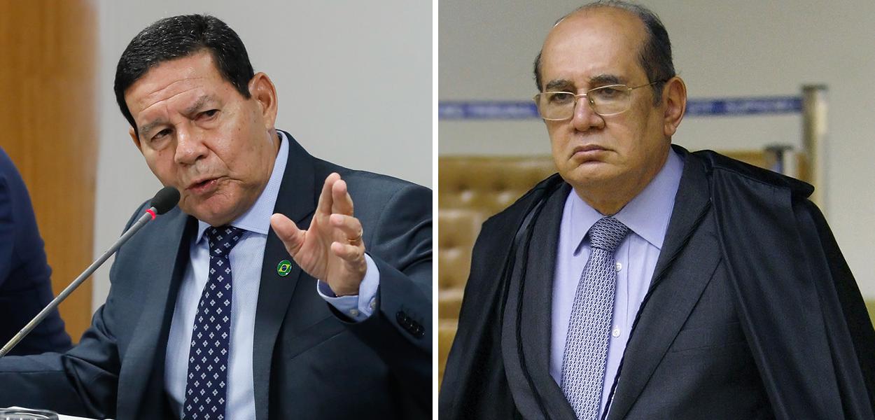 Hamilton Mourão e Gilmar Mendes