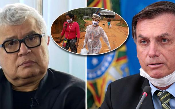 Ricardo Noblat e Jair Bolsonaro