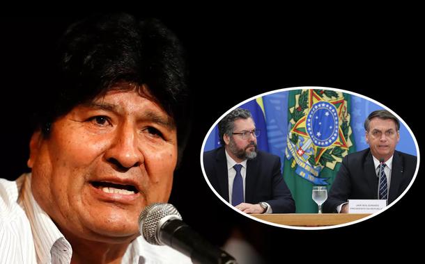 Evo Morales, Ernesto Araújo e Jair Bolsonaro