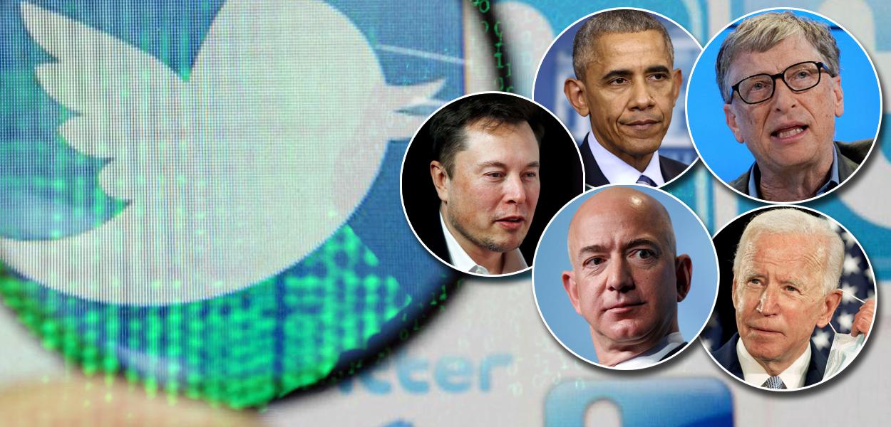 Twitter, Barack Obama, Bill Gates, Elon Musk, Joe Biden, Jeff Bezos