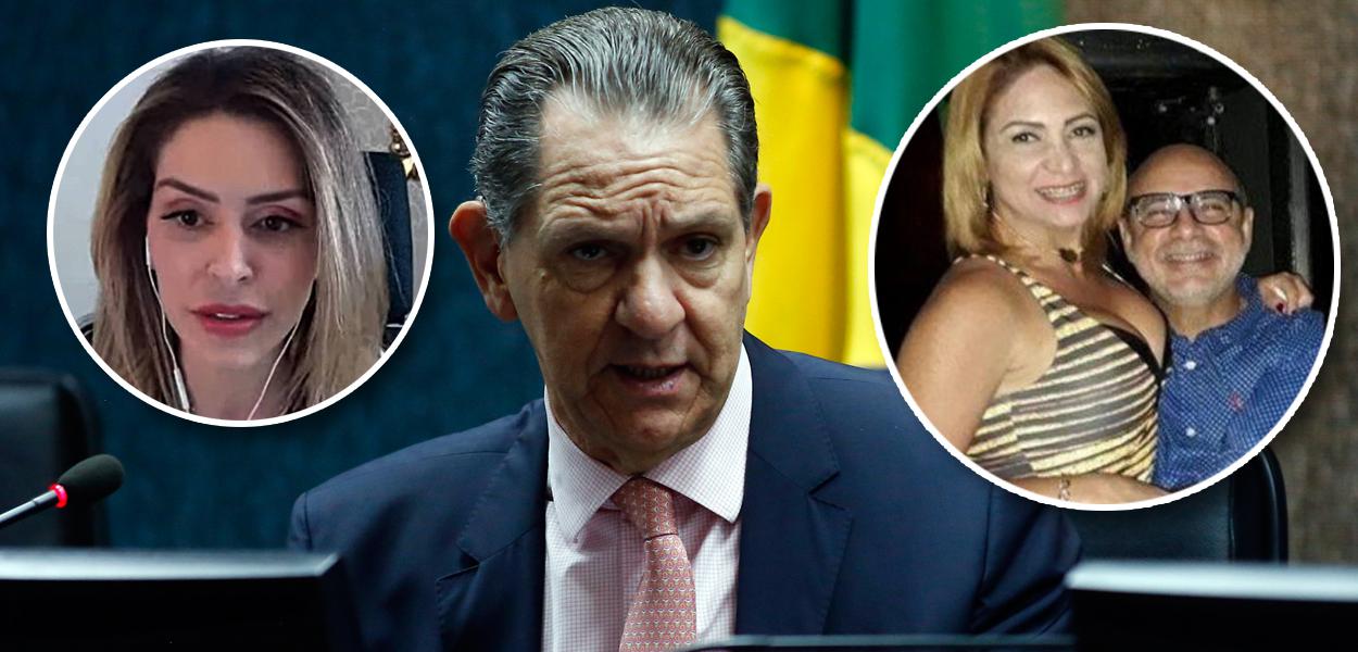 Anna Carolina Noronha, João Otávio de Noronha, Márcia Aguiar e Fabrício Queiroz