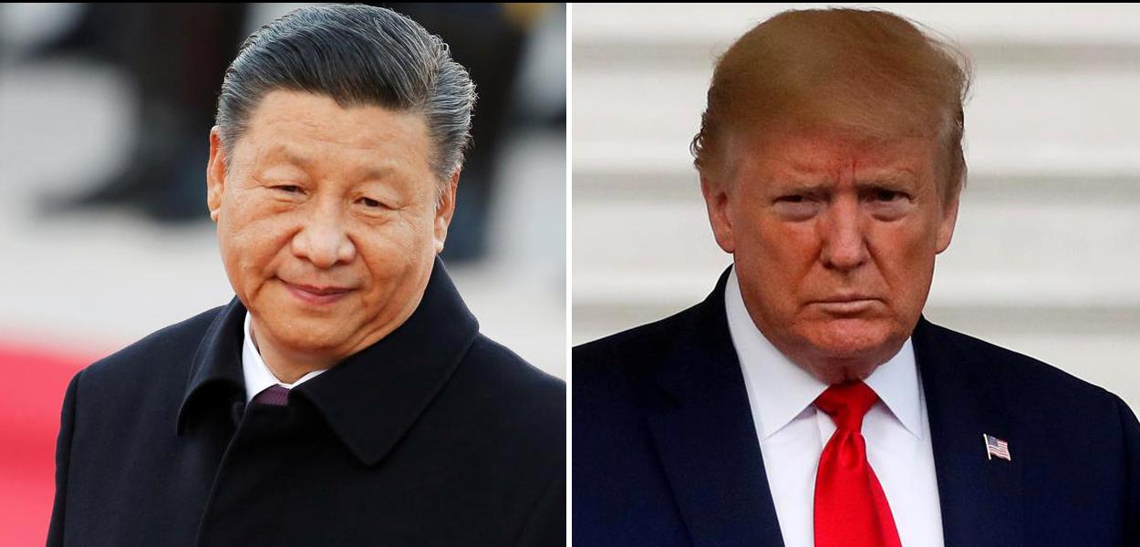 Xi Jinping e Trump.