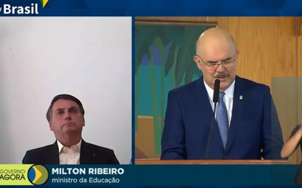 Jair Bolsonaro e Milton Ribeiro