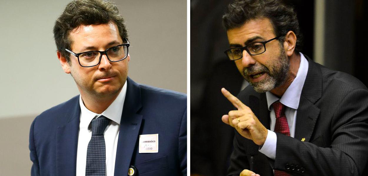 Marcelo Freixo e Fábio Wajngarten