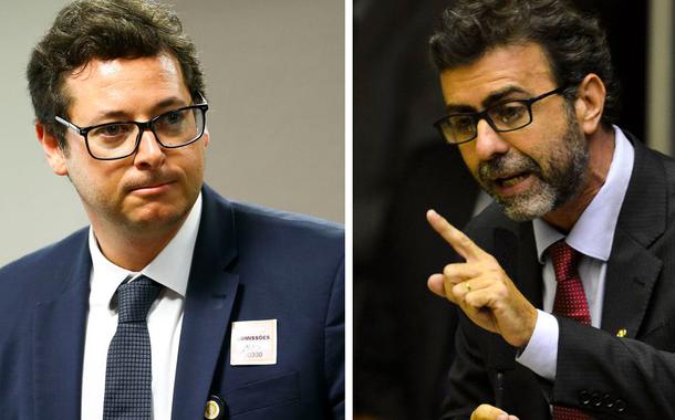 Marcelo Freixo e Fábio Wajngarten