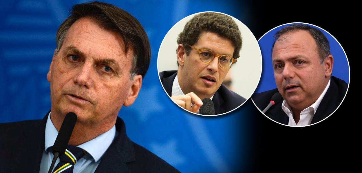 Jair Bolsonaro avisa que irá manter Pazuello e Salles no governo