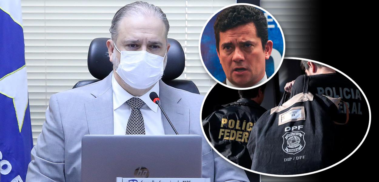 Augusto Aras, Sergio Moro e Polícia Federal
