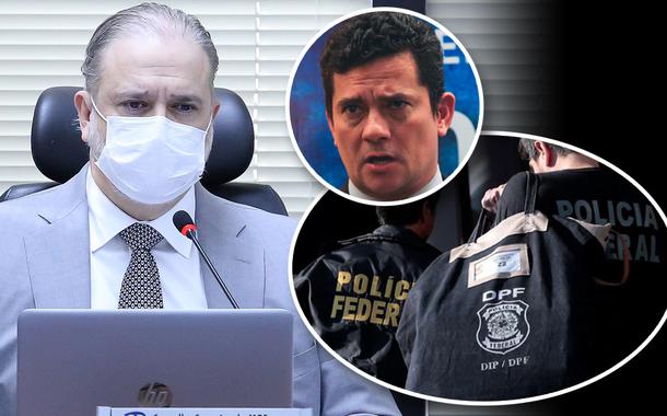 Augusto Aras, Sergio Moro e Polícia Federal