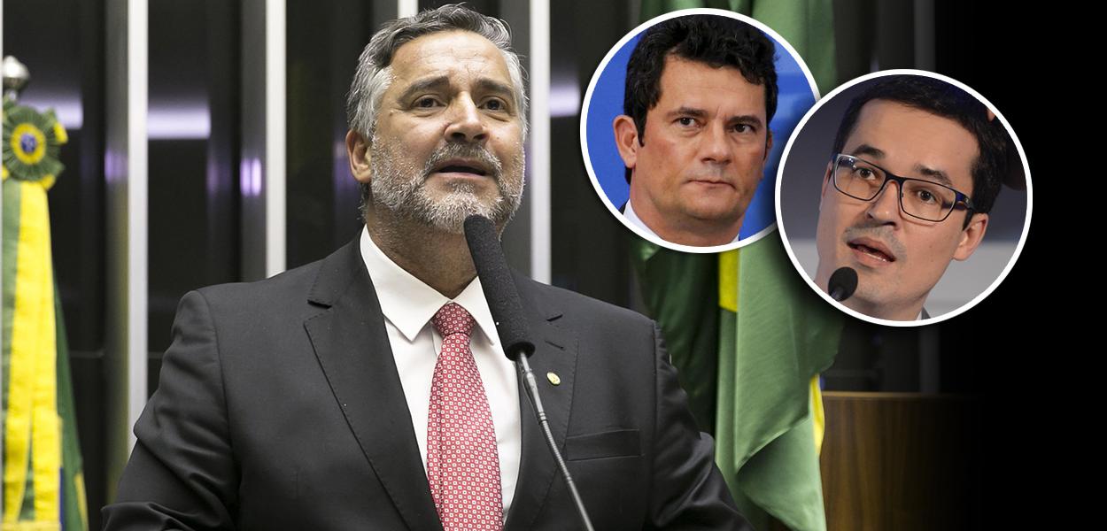 Paulo Pimenta, Sérgio Moro e Deltan Dallagnol