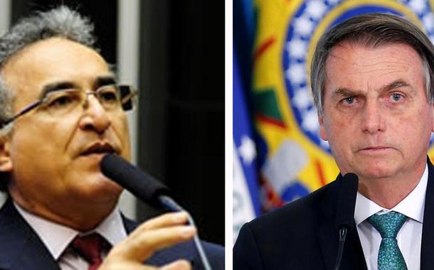 Edmilson Rodrigues e Jair Bolsonaro