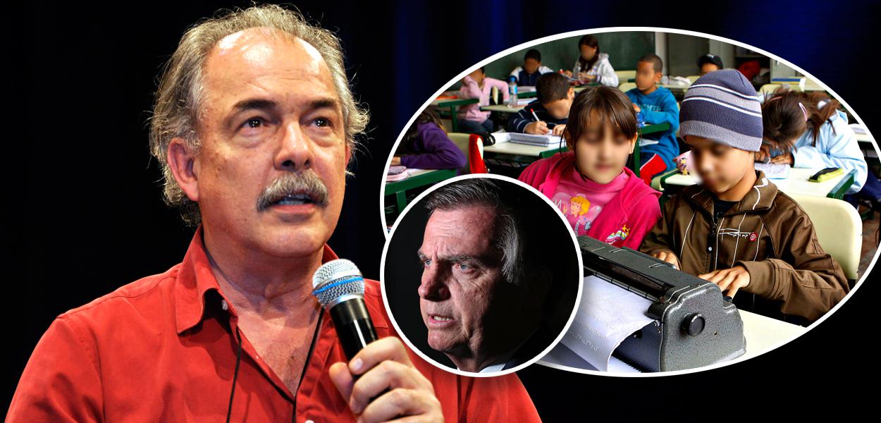 Aloízio Mercadante e Jair Bolsonaro