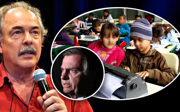 Aloízio Mercadante e Jair Bolsonaro