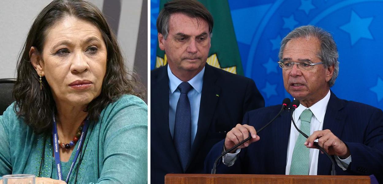 Tereza Cruvinel, Jair Bolsonaro e Paulo Guedes