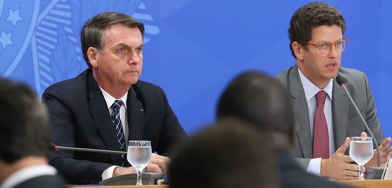 Jair Bolsonaro e Ricardo Salles