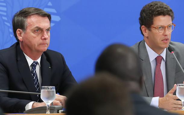 Jair Bolsonaro e Ricardo Salles