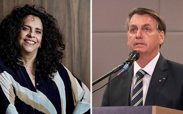 Gal Costa e Jair Bolsonaro
