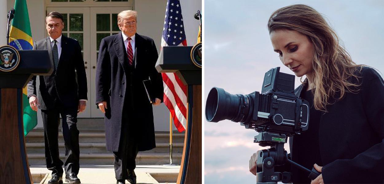 Jair Bolsonaro, Donald Trump e Petra Costa