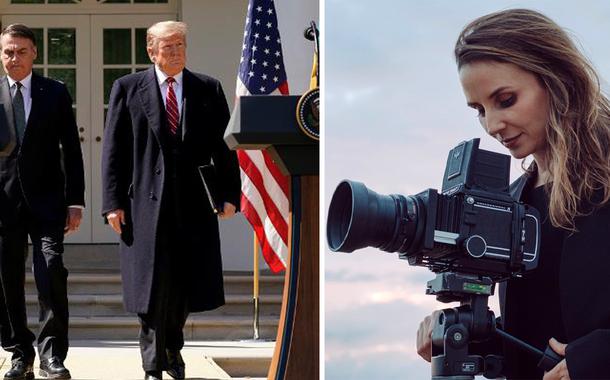 Jair Bolsonaro, Donald Trump e Petra Costa