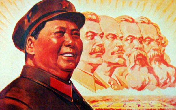 Mao Tse Tung, Stalin, Lenin, Engels e Marx