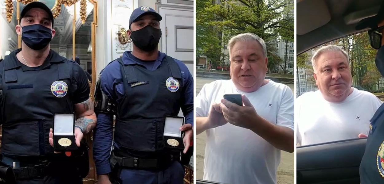 Cícero Hilário Roza, Roberto Guilhermino da Silva e Desembargador Eduardo Siqueira