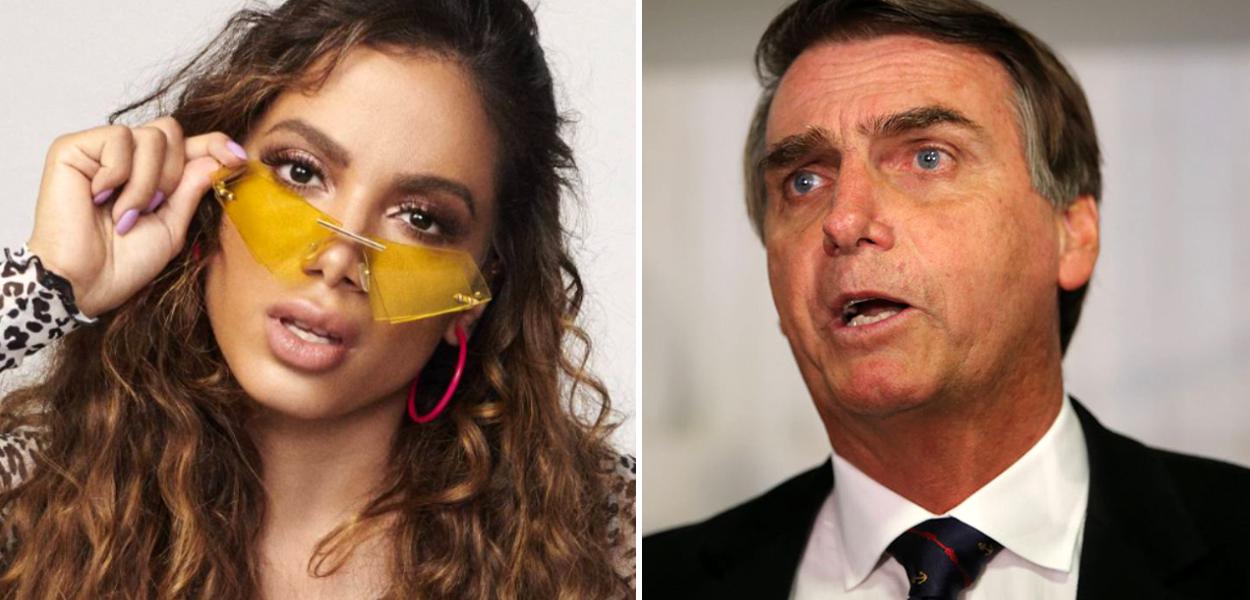 Anitta e Jair Bolsonaro