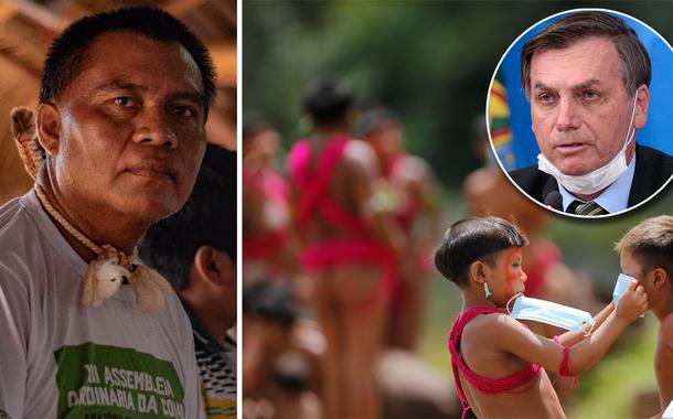 Crisanto Rudzö Tseremey’wá e Jair Bolsonaro